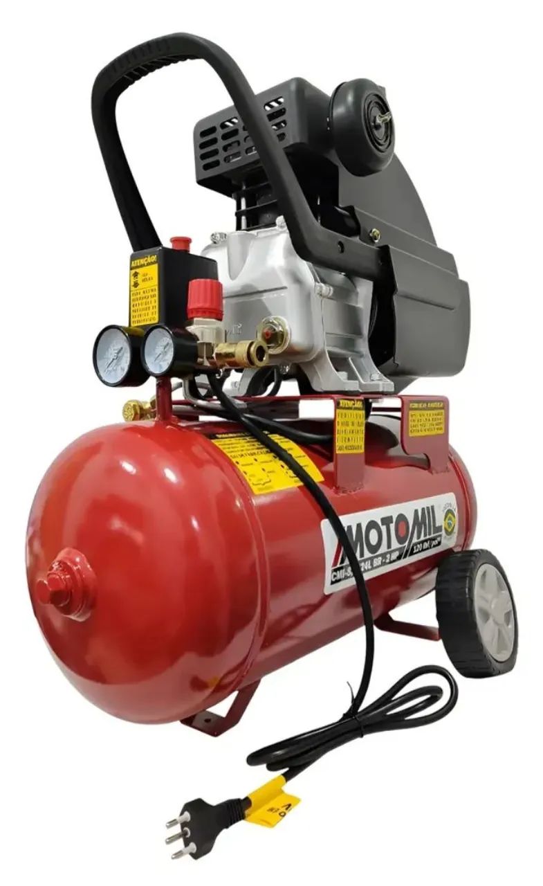Compressor de ar MOTOMIL 24L para HOJE!!