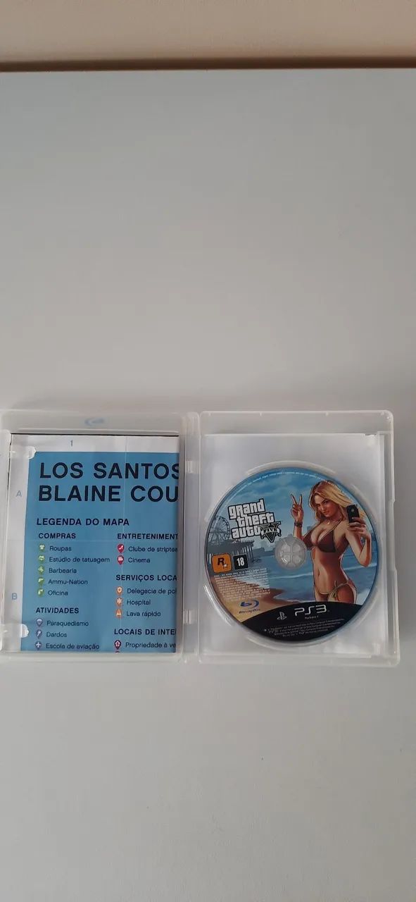 Grand theft Auto V PS3 Original Com Mapa - Foto 2