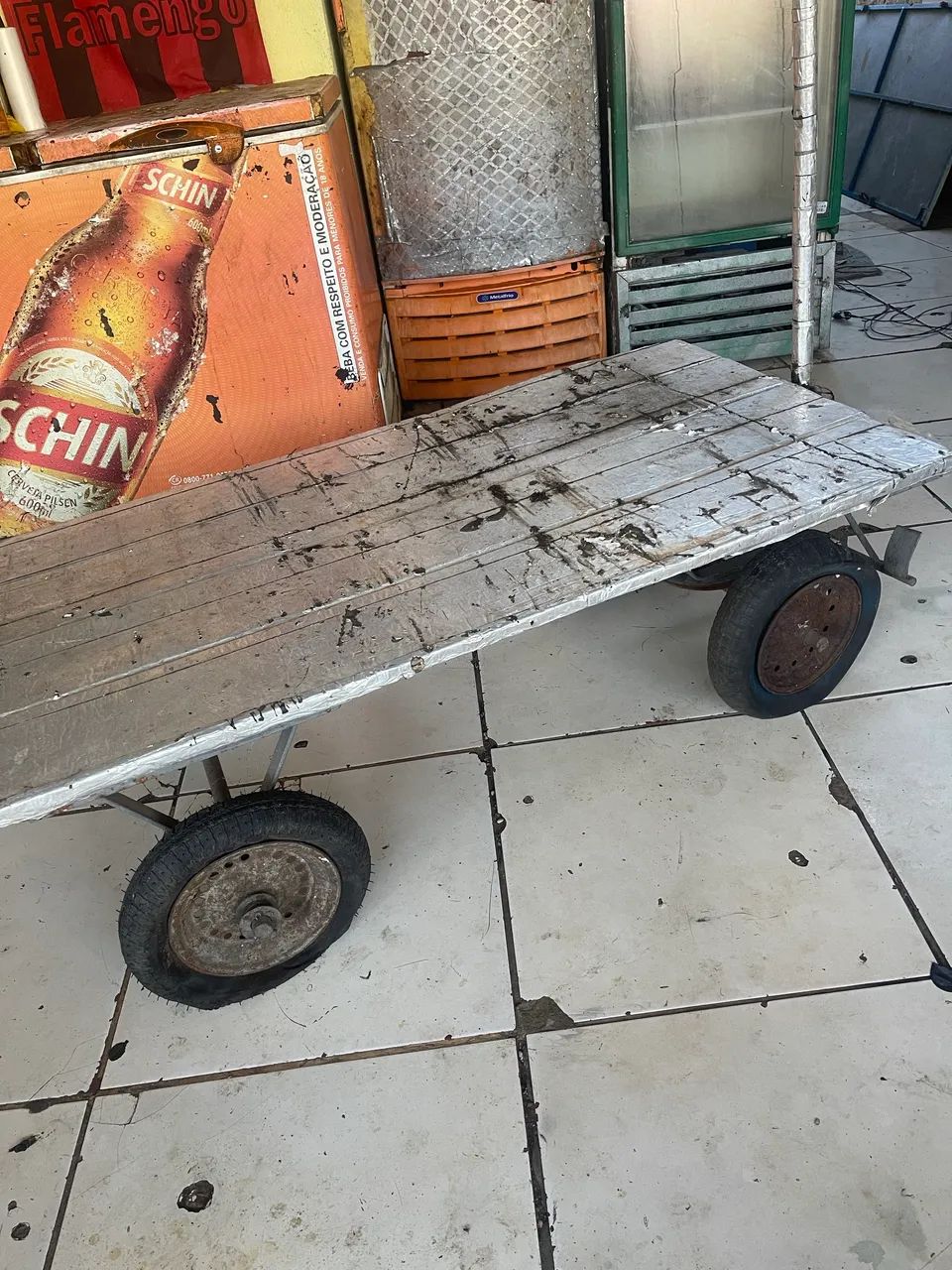Vendo um carro plataforma semi novo - Foto 3