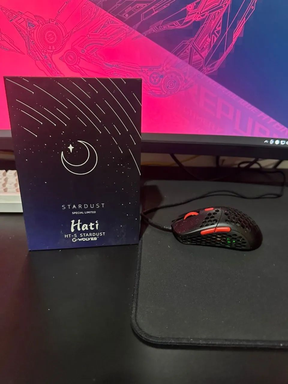 MOUSE GAMER G WOLVES HATI S HT-S STARDUST