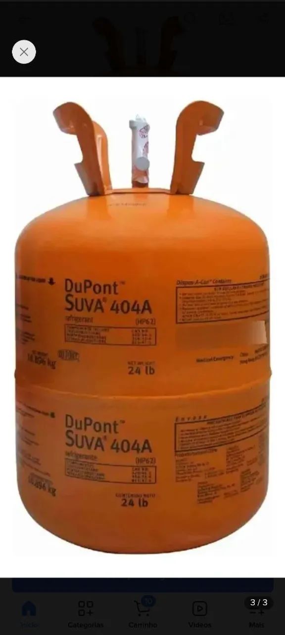 Fluido refrigerante 404a