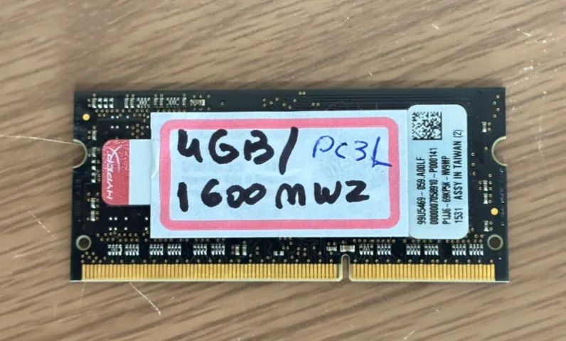 Memoria ddr3l de 4gb PC1600 de notebook - Foto 2