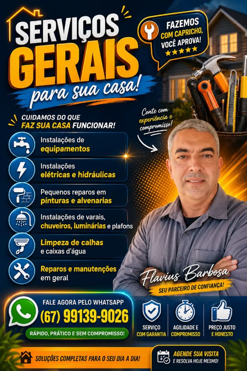 SERVIÇOS GERAIS PARA SUA CASA