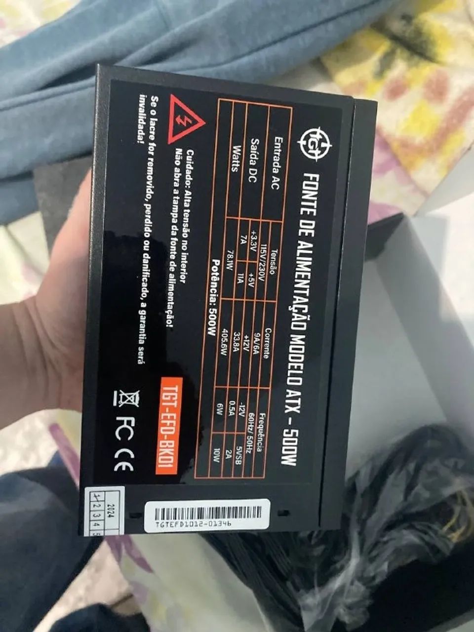 Fonte TGT modelo ATX - 500w - Foto 2