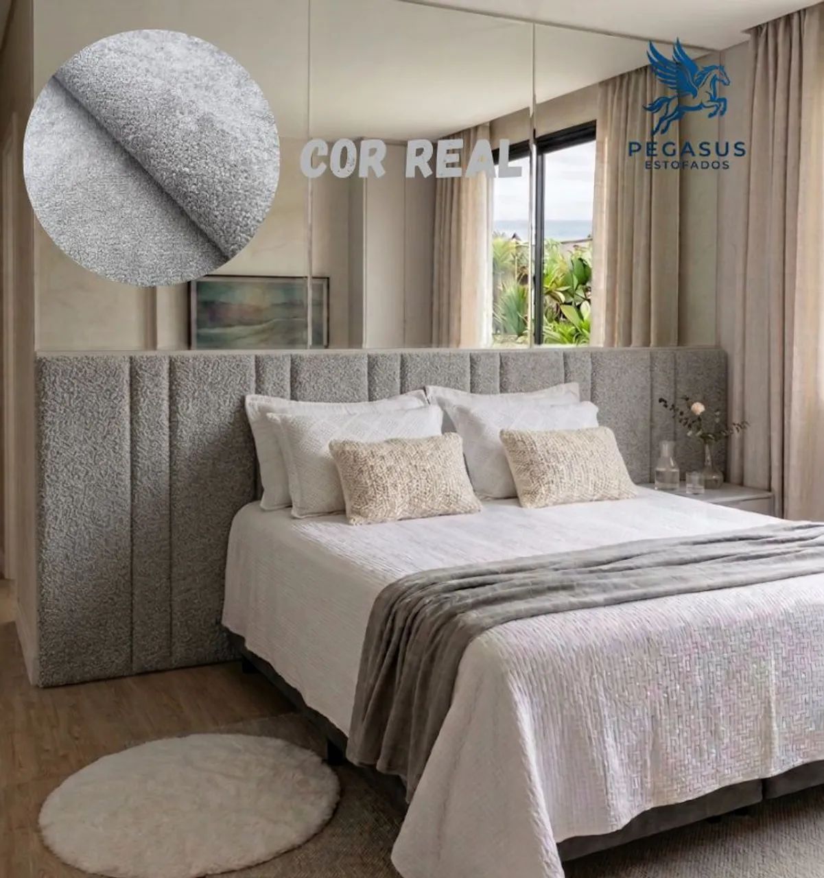 Cabeceira Estofada Premium para cama Casal, Queen e King - Foto 5