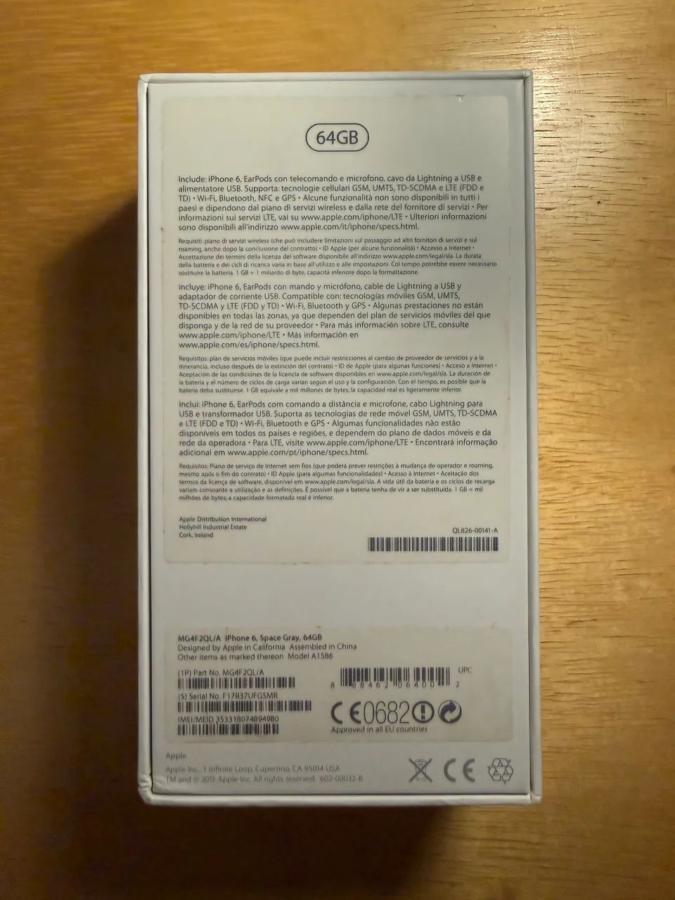 Caixa Vazia - iPhone 6 - 64GB - Cinza Espacial - Foto 2
