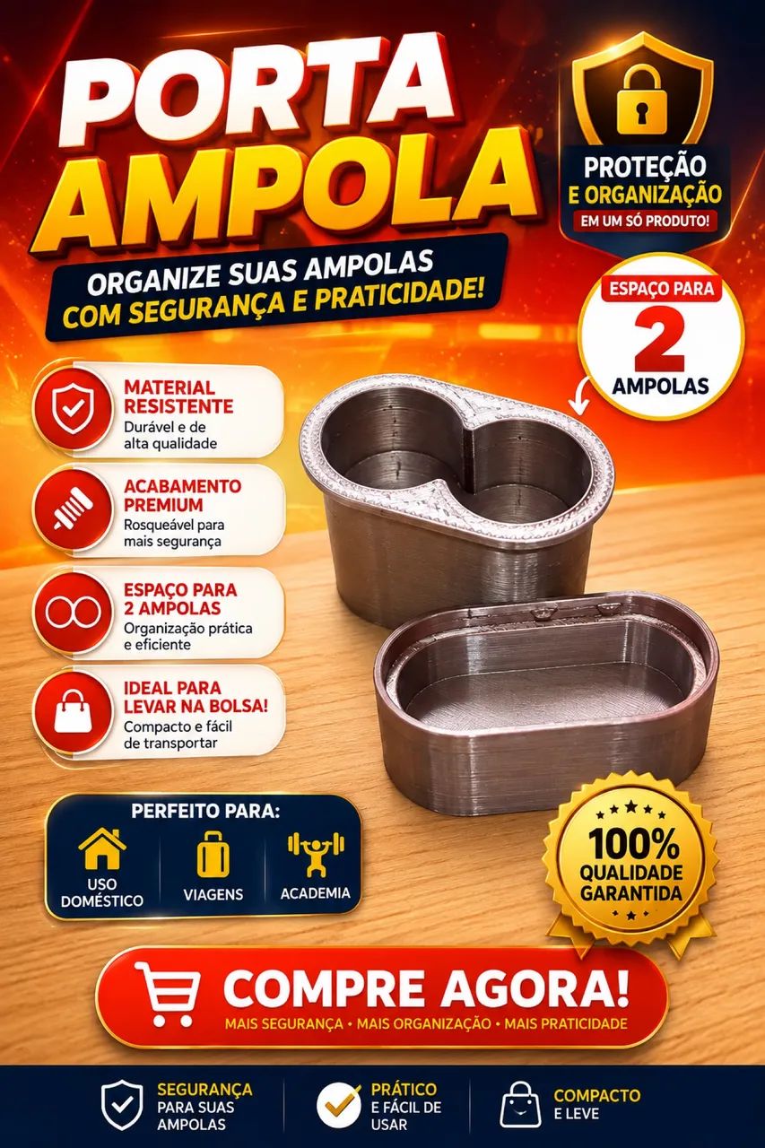 Porta Ampolas 3ml - Foto 2