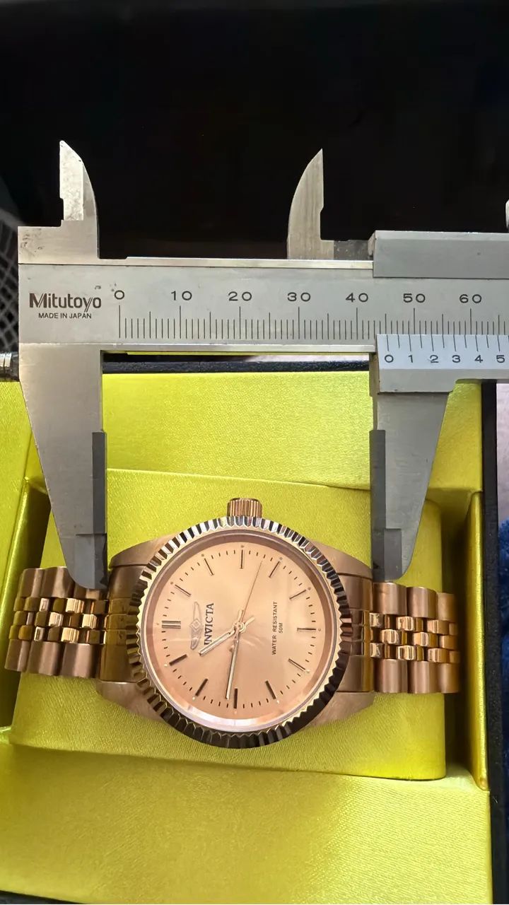 Relogio Invicta dourado  - Foto 4