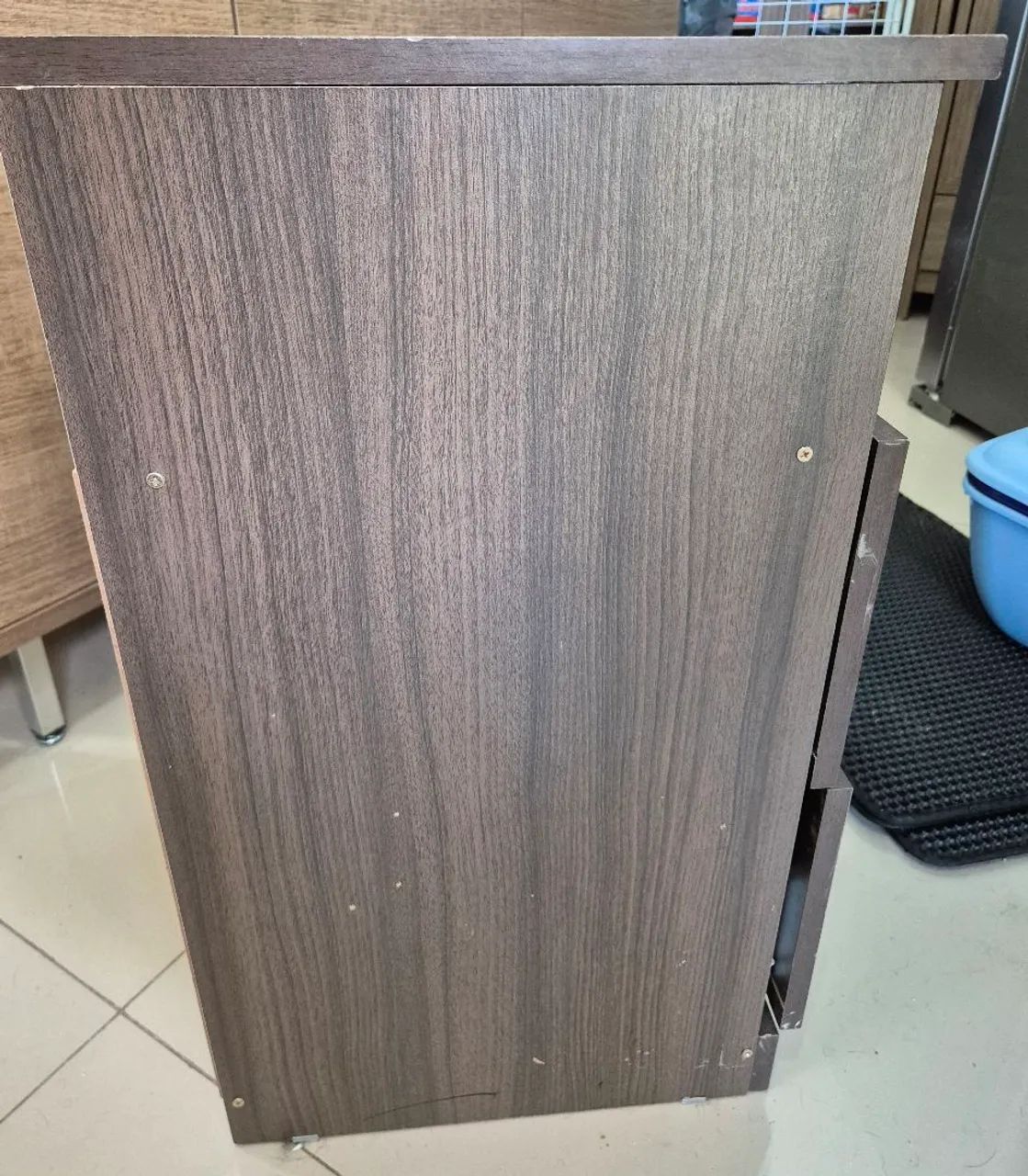Mesa de Cabeceira Bartira Versatti com 2 Gavetas - Foto 3