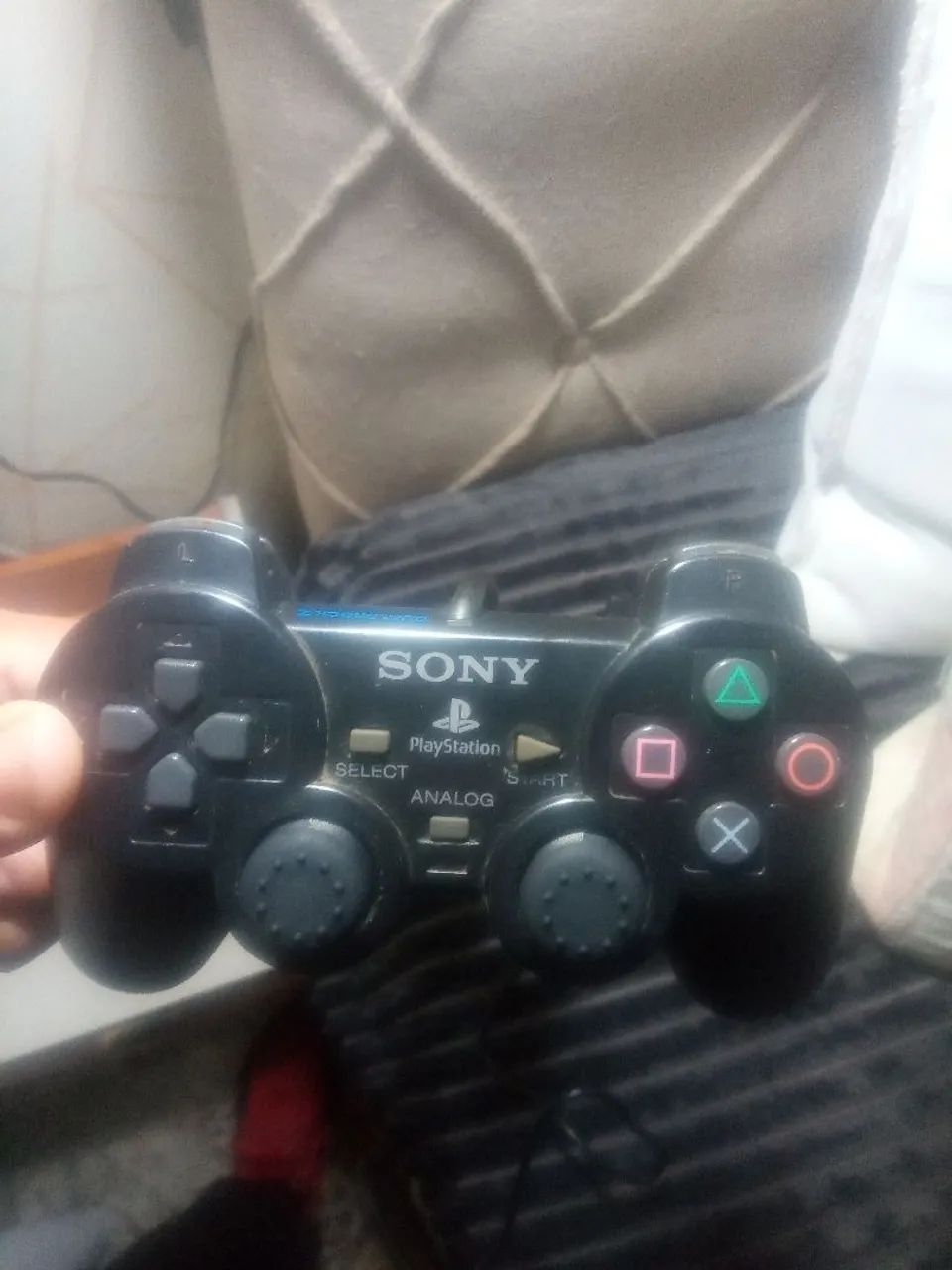 Controle para PS2 série A funcionando perfeitamente  - Foto 5
