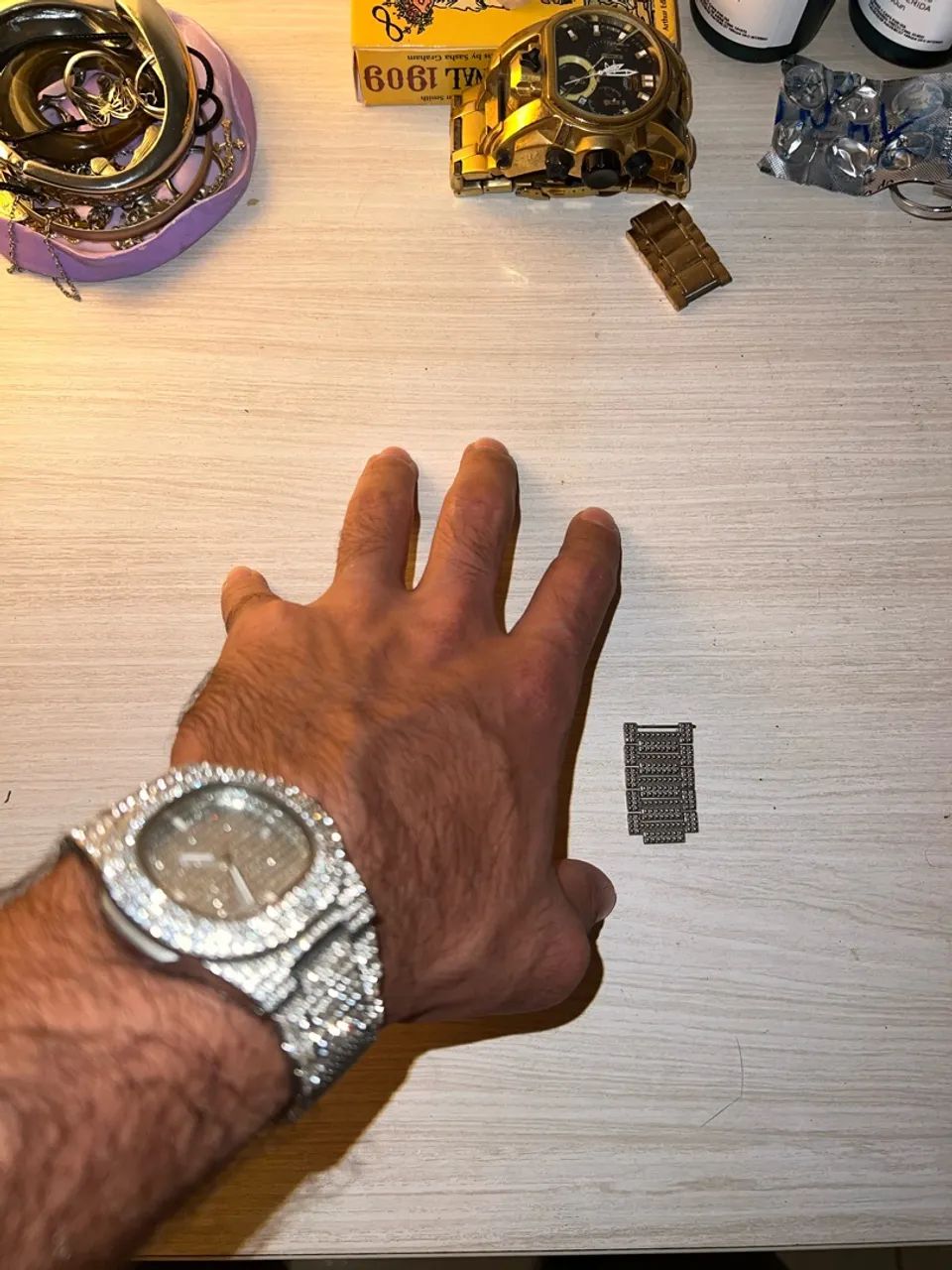 Relógio Patek Cravejado - Foto 3