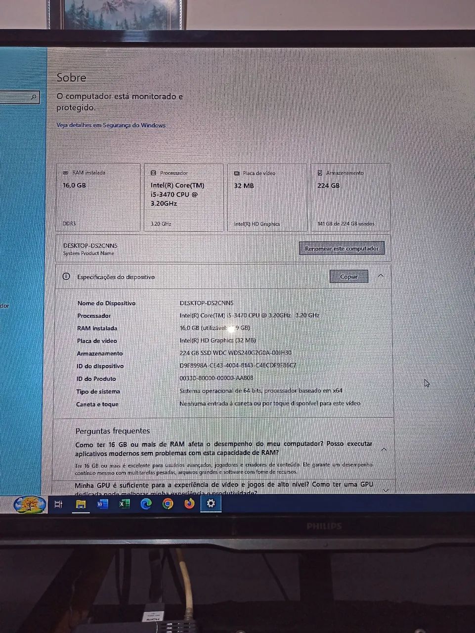 Computador I5, 16RAM, Ssd240 - Foto 2