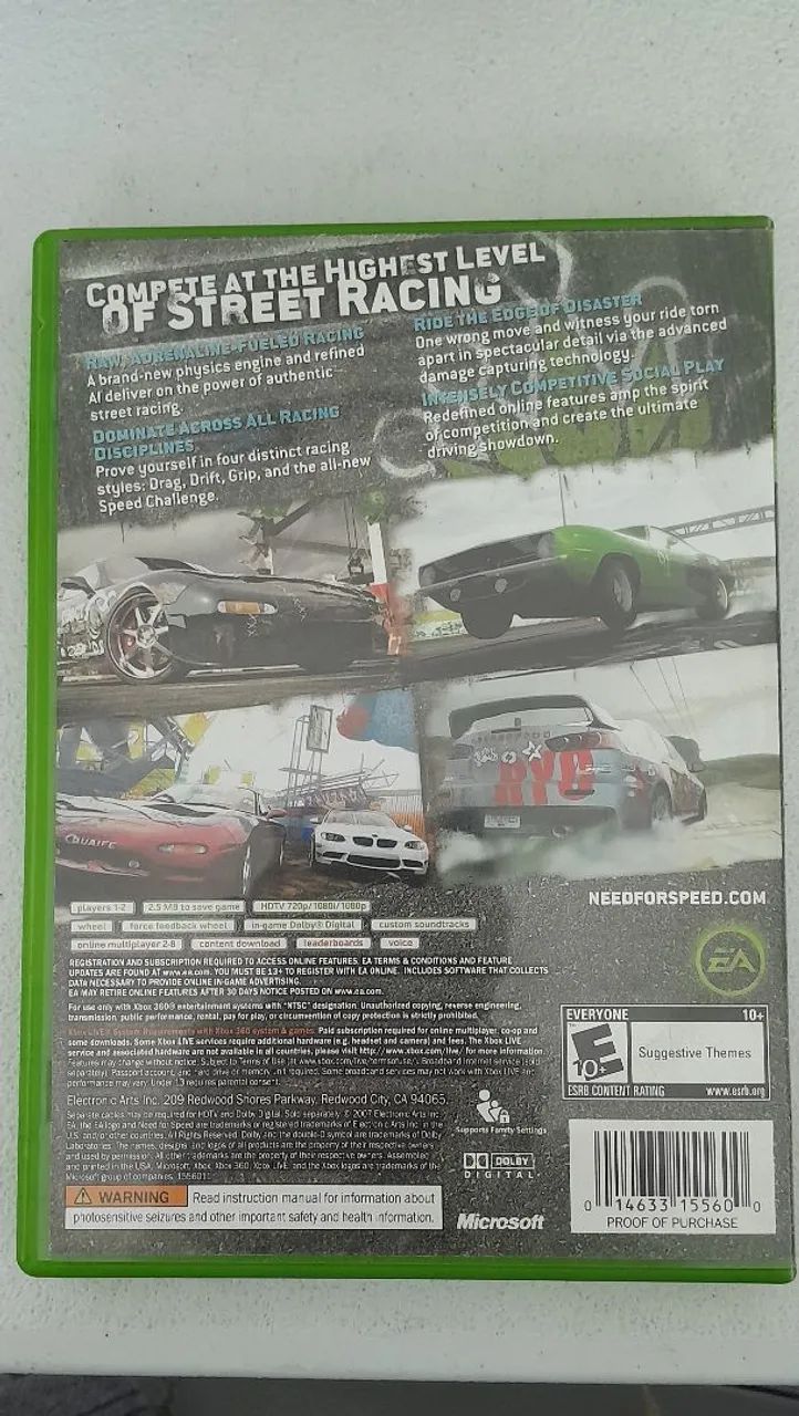 Need For Speed Pro Street  - Xbox 360 - Foto 3