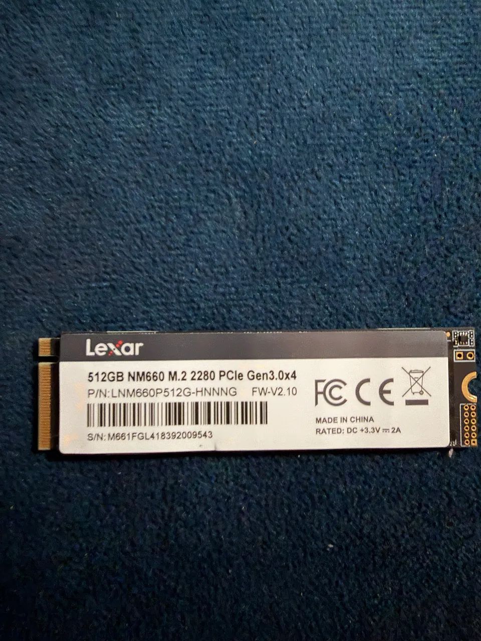 SSD nvme 512gb Lexar