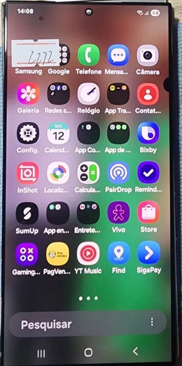 Display sansung s24 ultra original super amoled 120hz 