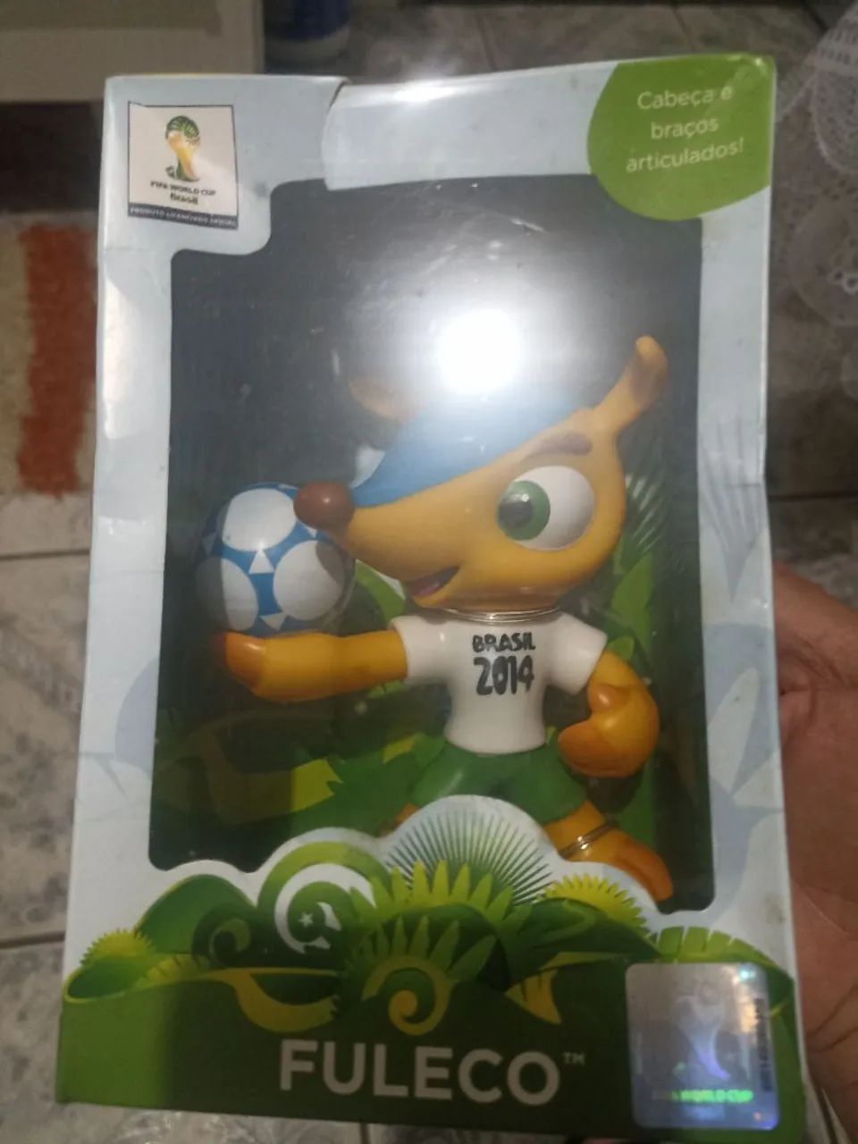  Boneco Fuleco  da copa de 2014 oficial