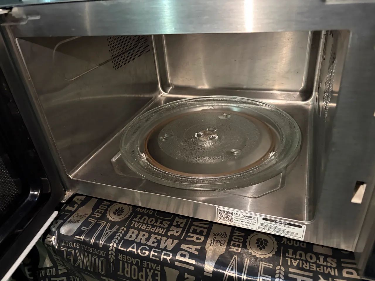 Microondas 28 litros inox  - Foto 5