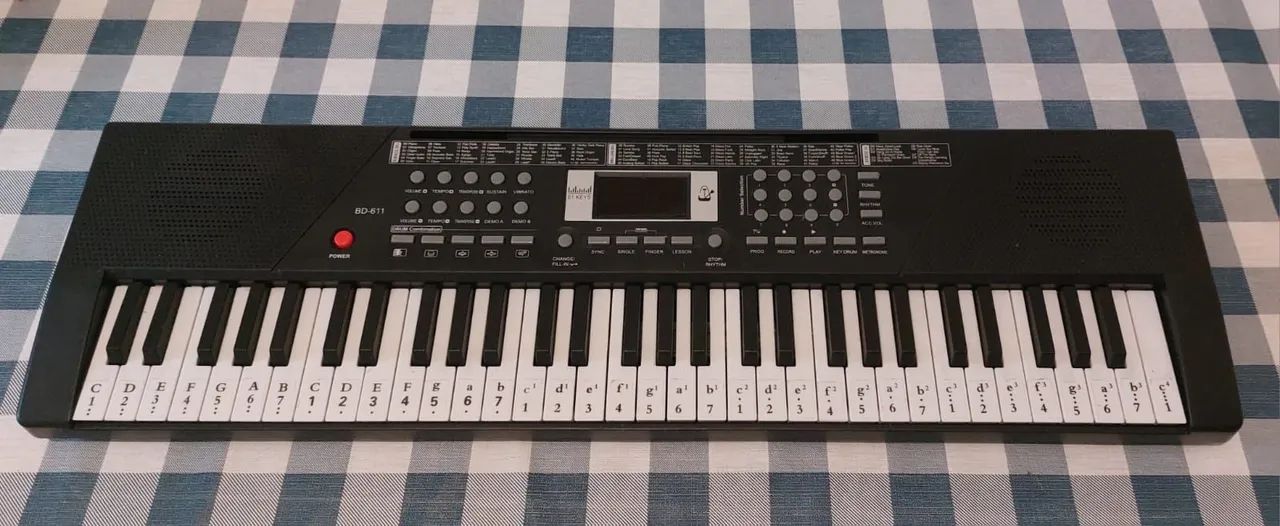 teclado musical eletrônico 61 teclas