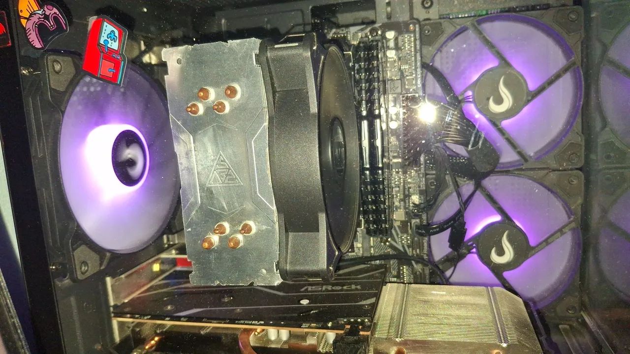 Placa mãe a520mkv2 super conservada