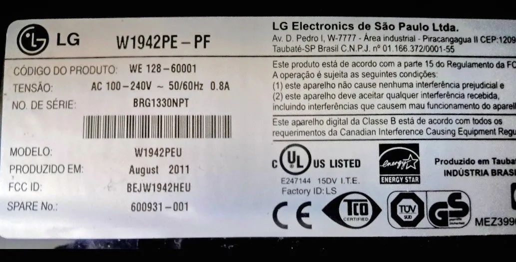 Monitor LG  hp + cabos - Foto 3