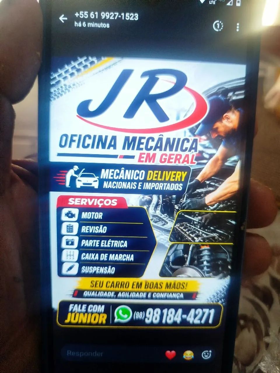 Mecânico delivery nacional e importados 