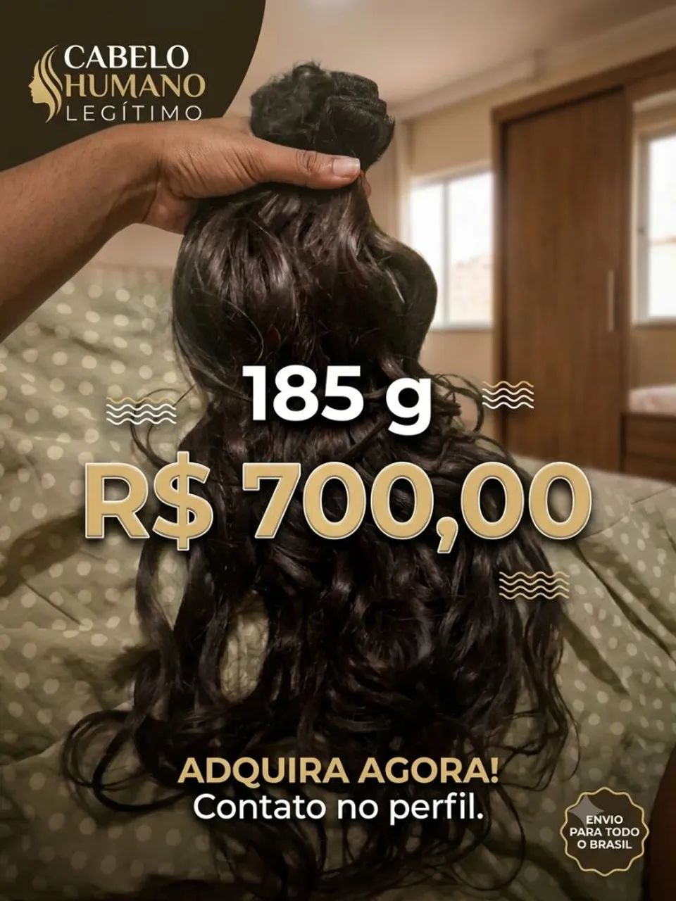 Cabelo humano indiano  - Foto 2