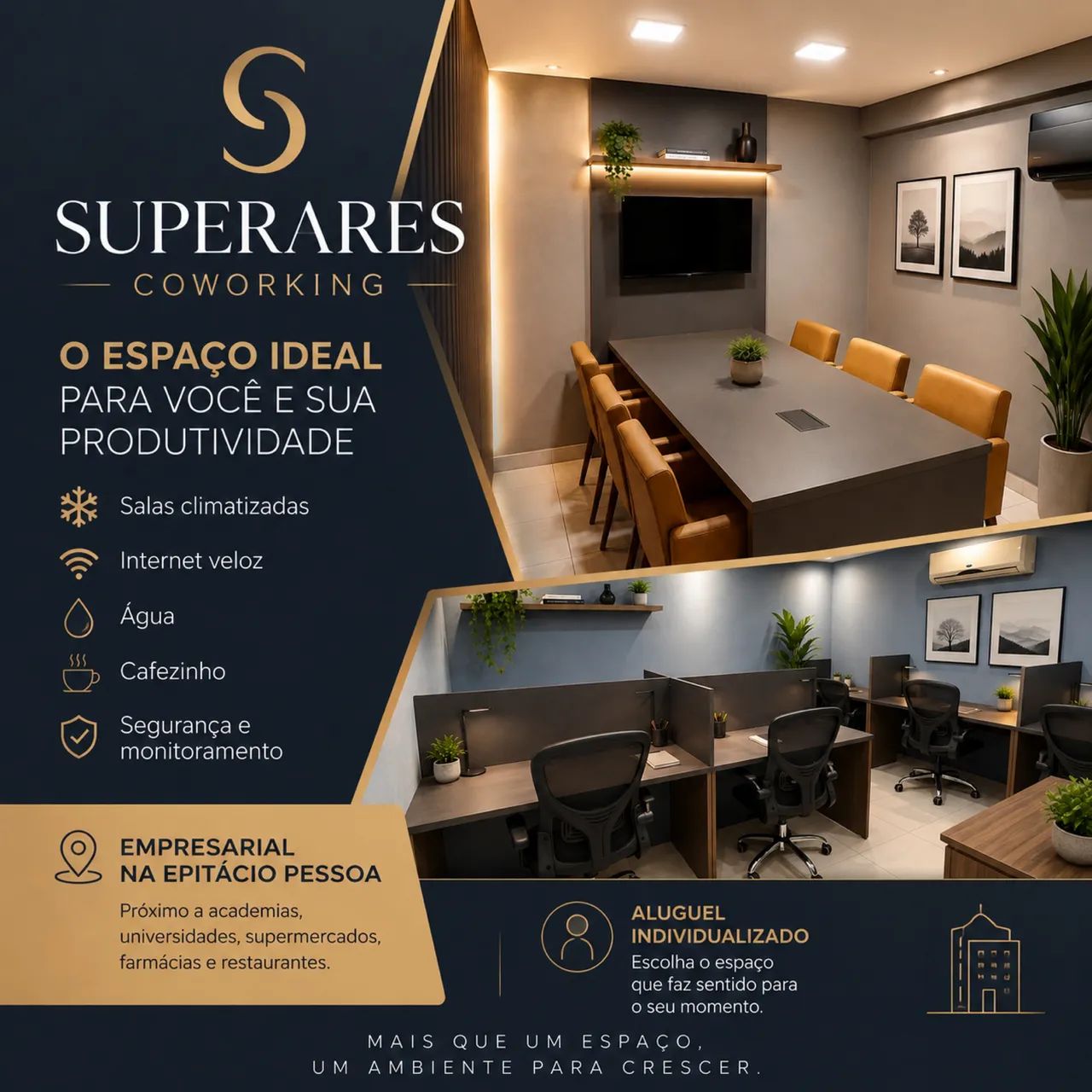Espaço de Trabalho em Coworking 