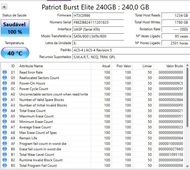 SSD PATRIOT 240 - Foto 2