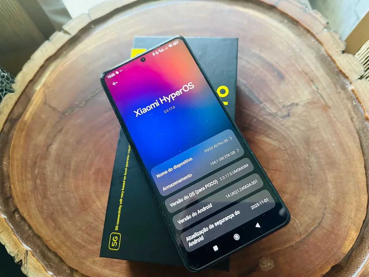 Poco X5 Pro 8GB RAM 256GB único dono com Nota - Foto 2
