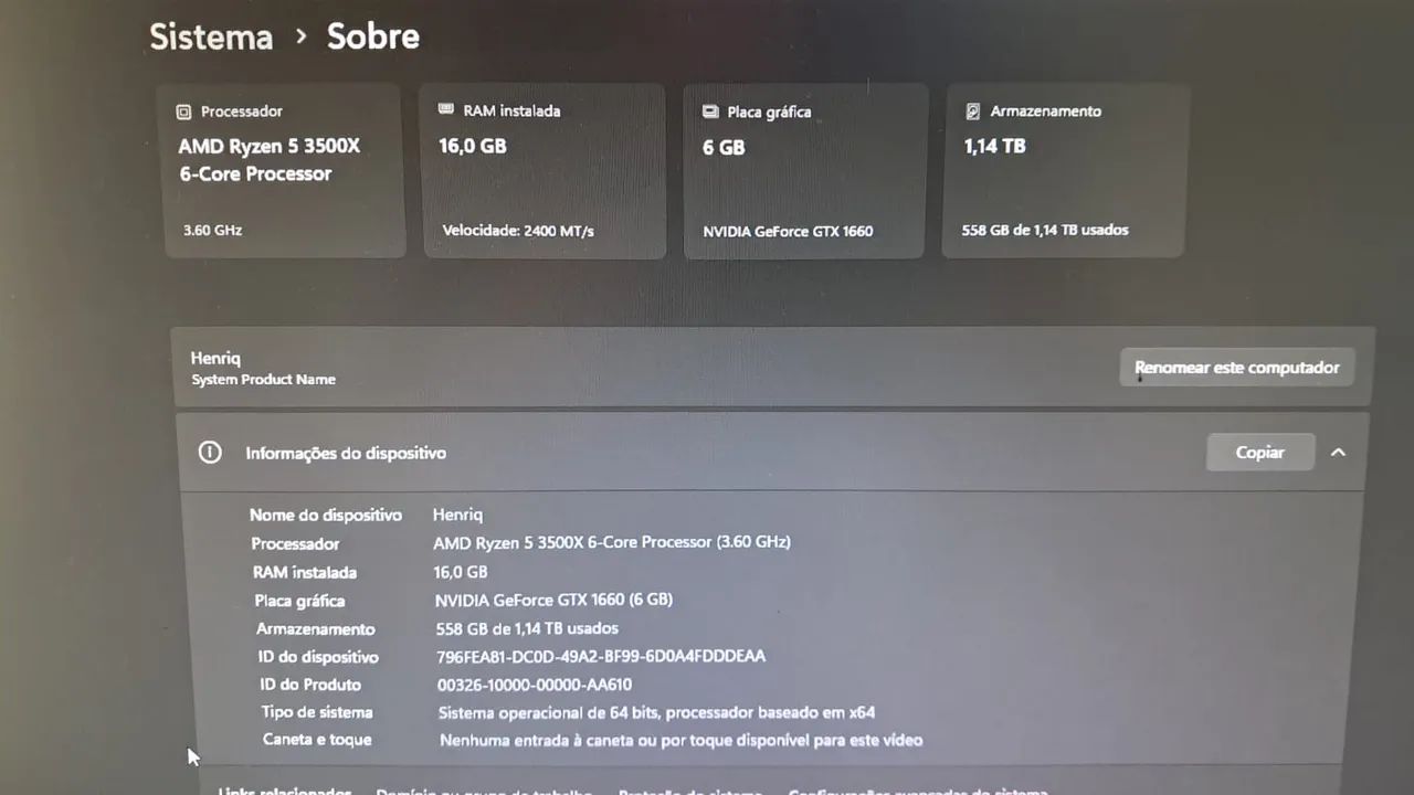 PC Gamer GTX 1660 !!! - Foto 5