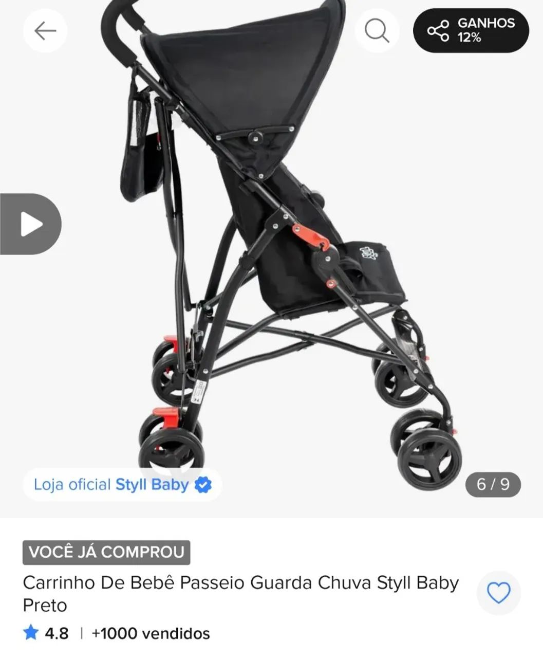 Carrinho de bebê 