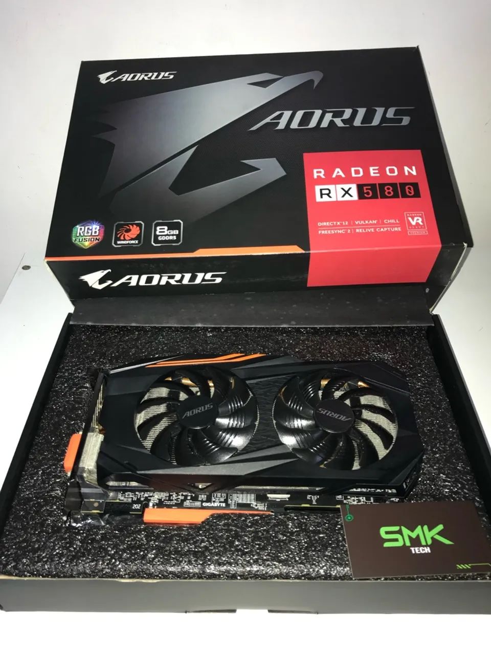 RX 580 ORIGINAL 8Gb AORUS ELITE - Foto 2