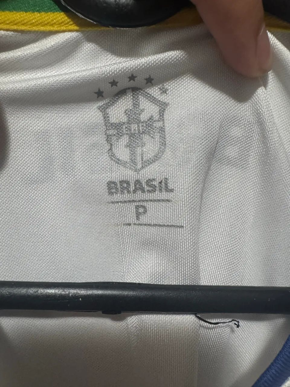 Camisa de Time Brasil Branca P - Foto 3
