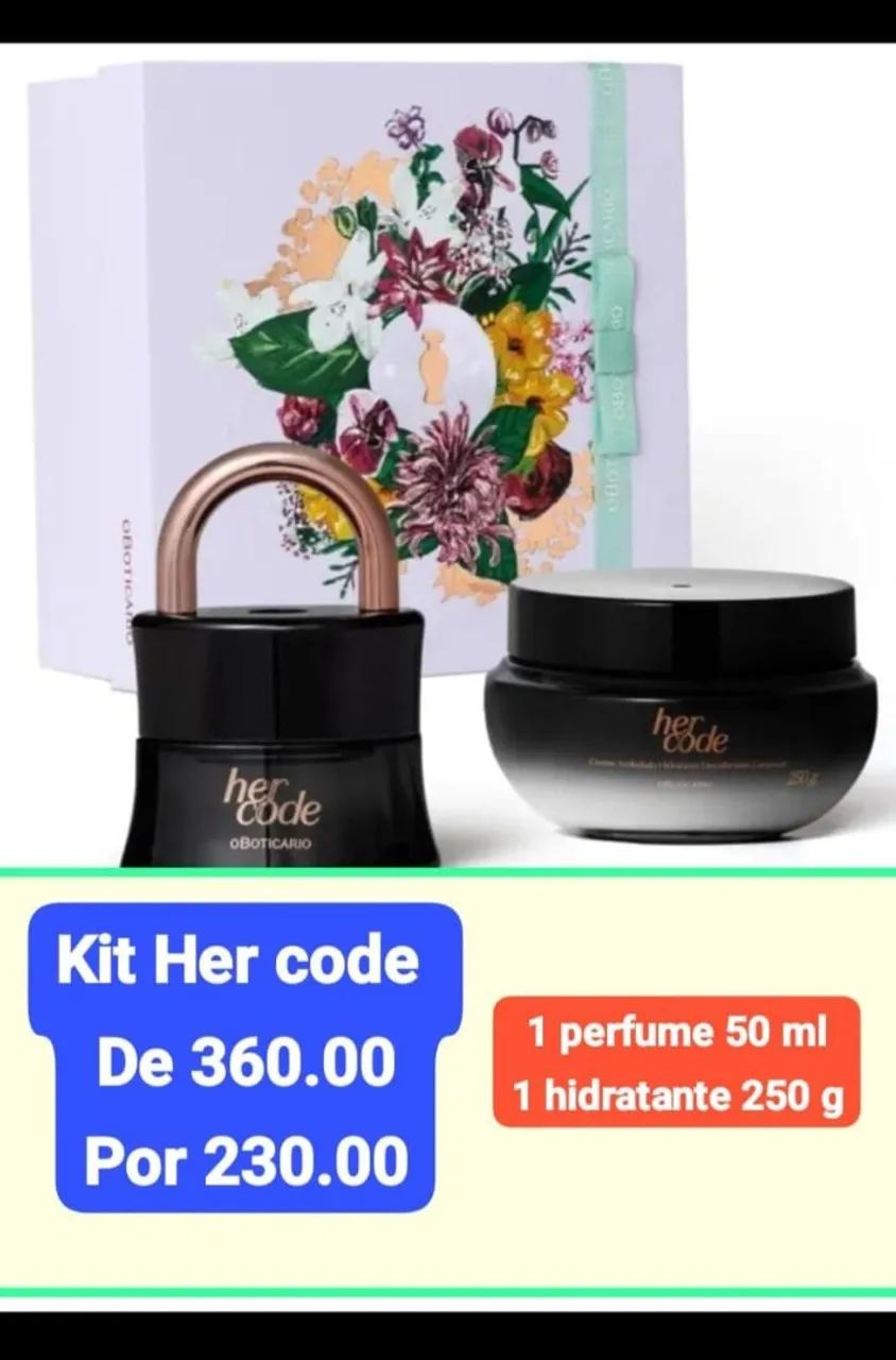 Kit Her Cold ( Perfume e Hidratante)