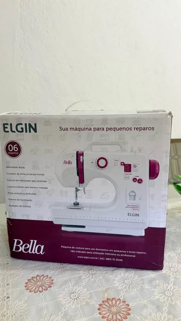 Máquina de Costura Elgin Bella - usada - Foto 2