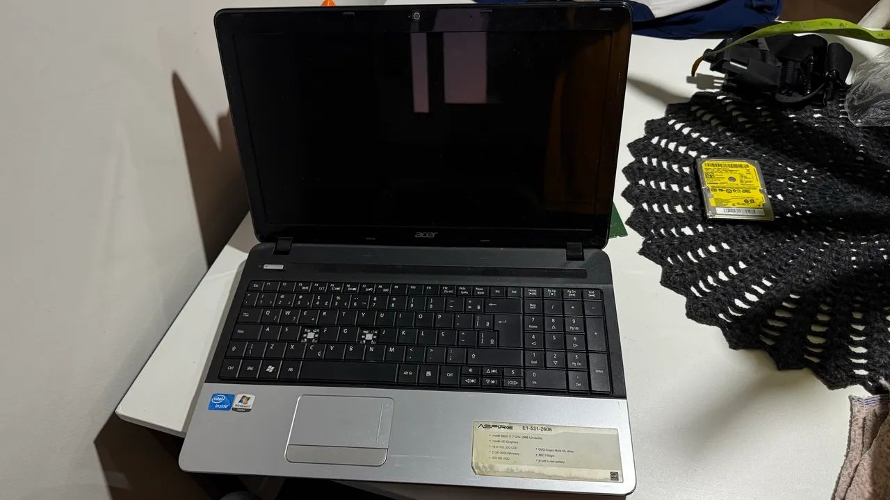 Notebook Acer Aspire E1-531-2606 PEÇAS 