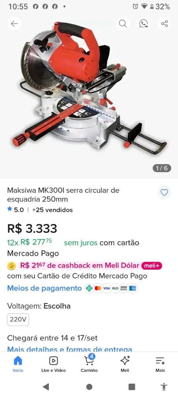 Serra esquadria  - Foto 3