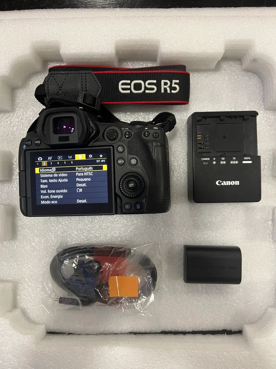 Canon Eos R5 completa com baixa contagem - Foto 4