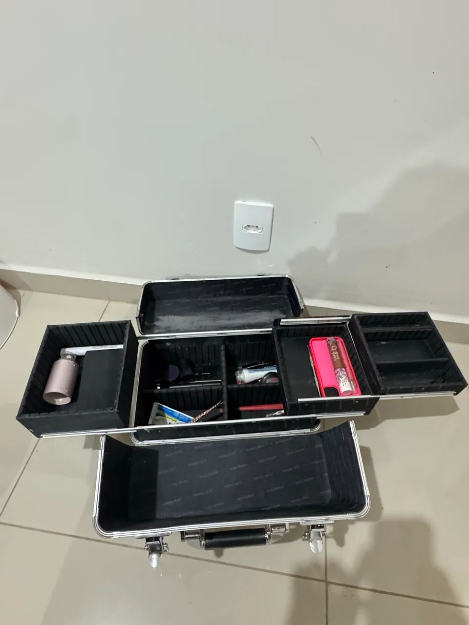 Caixa organizadora maquiagem profissional - Foto 4
