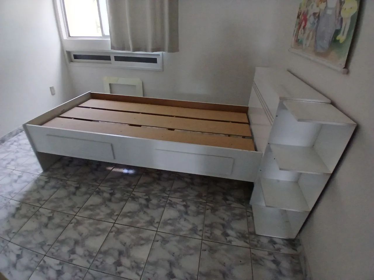 Cama Solteiro com Bau e 2 Gavetas - Foto 2