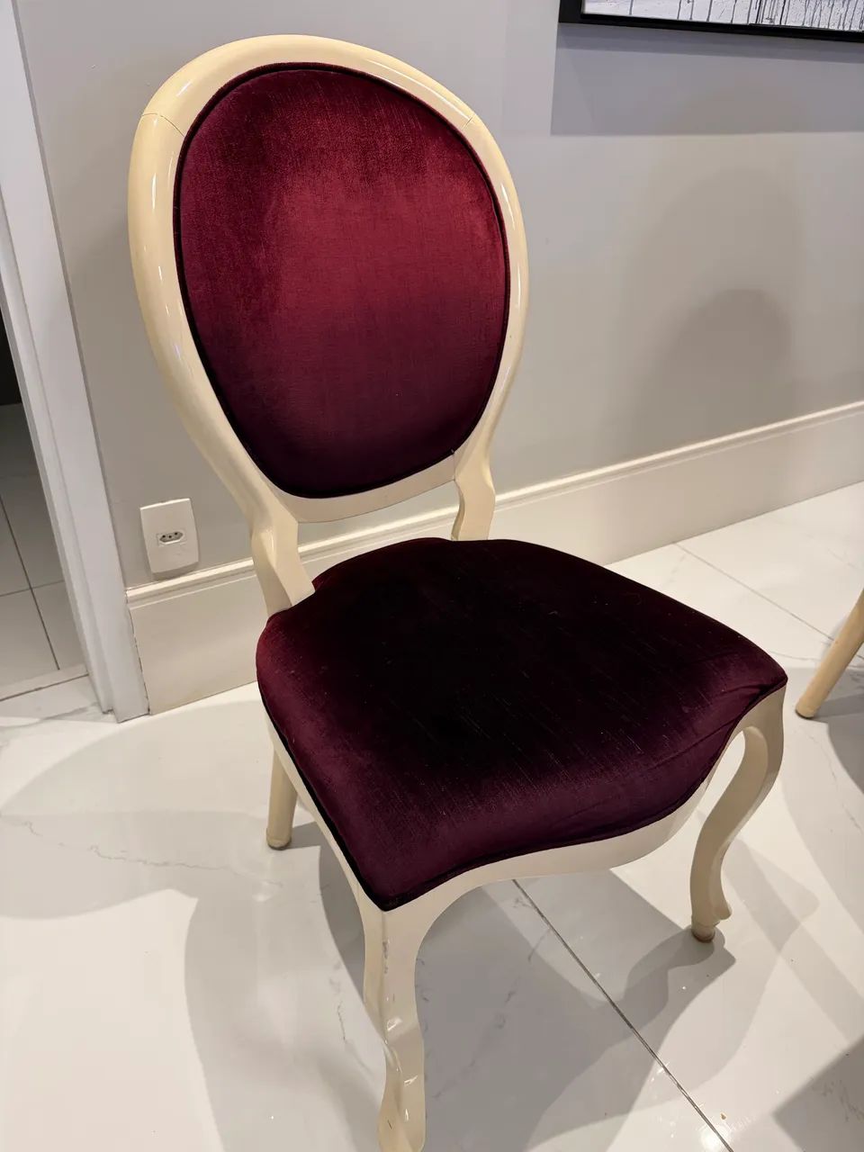 10 cadeiras estilo Luiz XV para sala de jantar - Foto 2