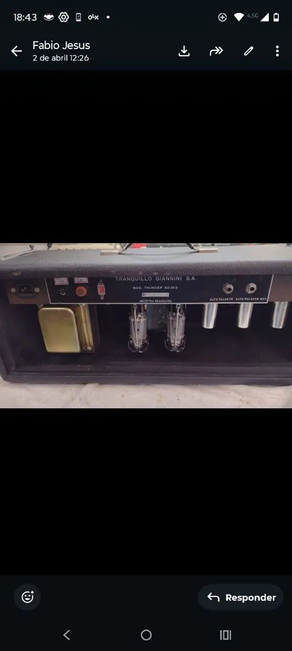 Amplificador Giannini Thundersound  - Foto 4