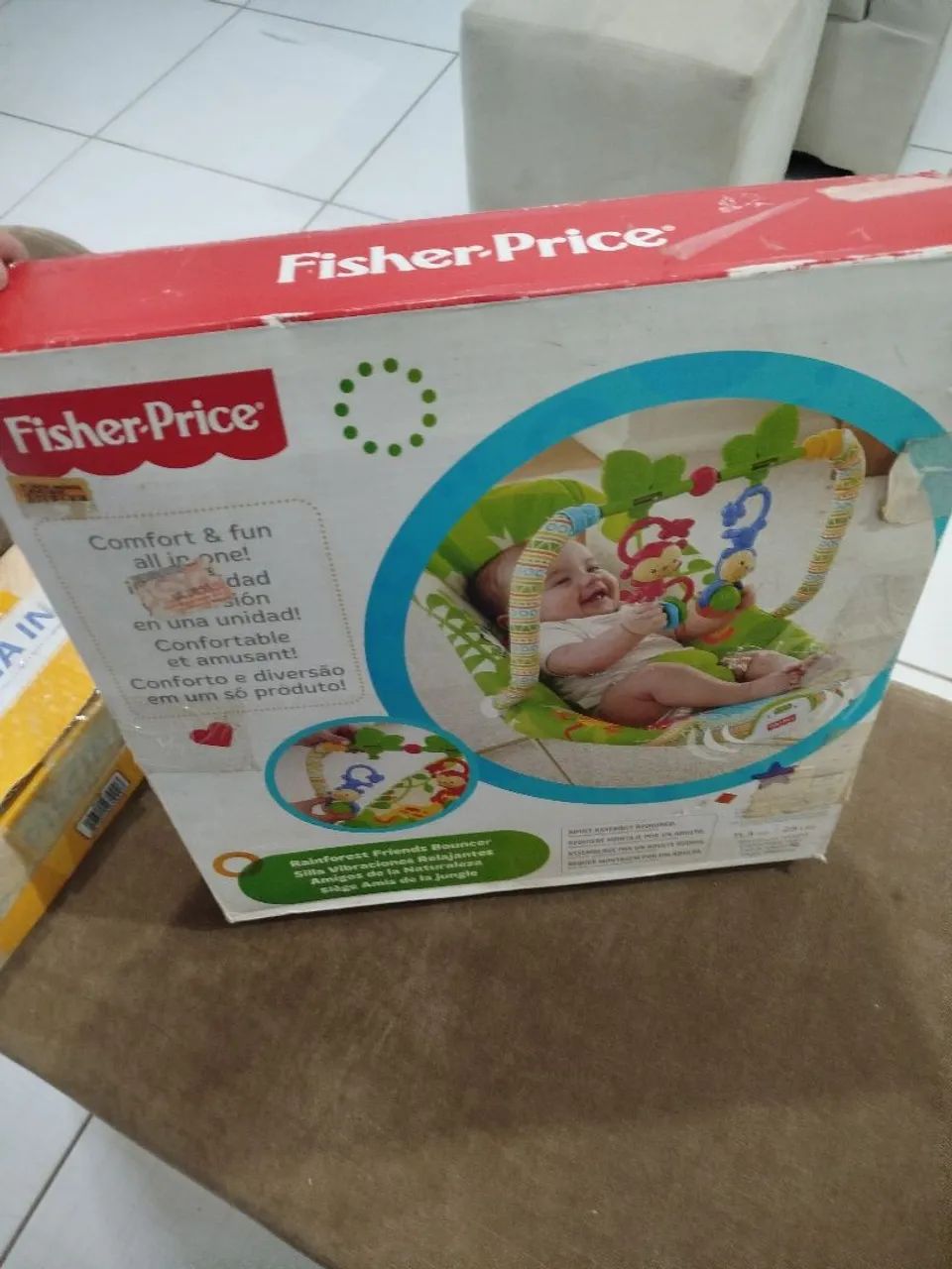 Fischer e price cadeirinha bebê  - Foto 3