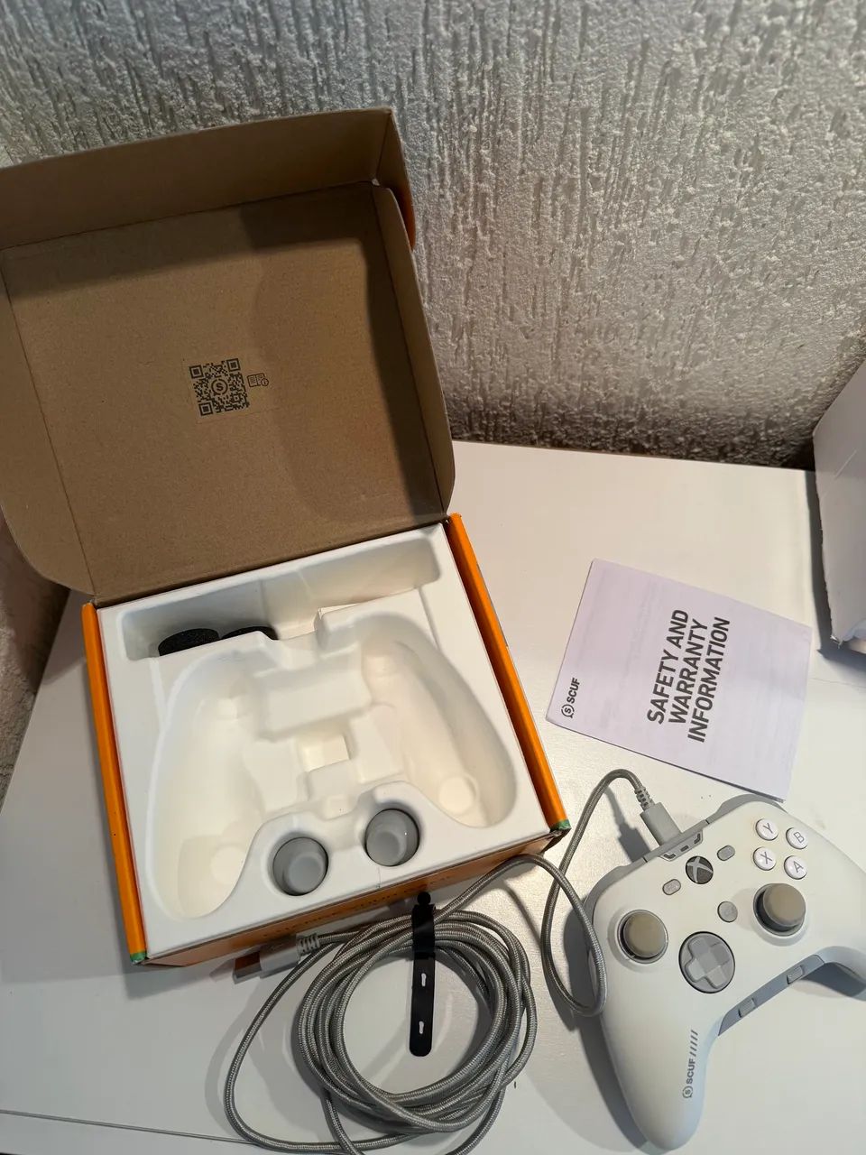Controle SCUF Valor Pro Xbox PC Com Fio Hall Effect Branco - Foto 5