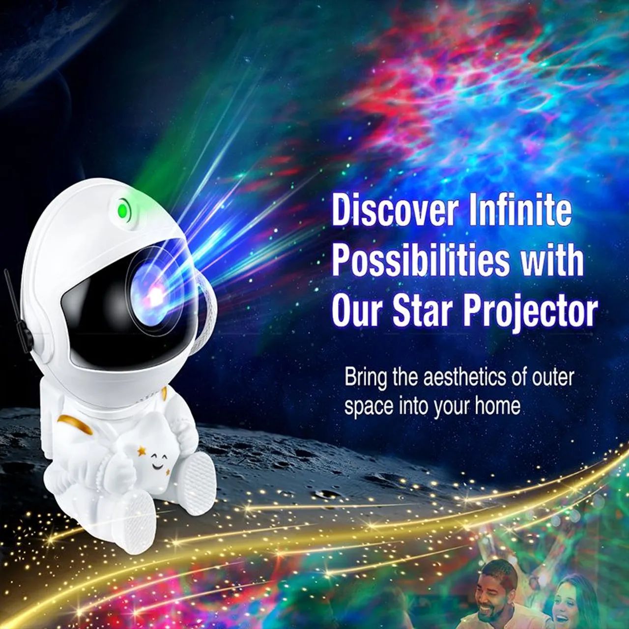Astronauta Projetor de Galáxia  - Foto 3
