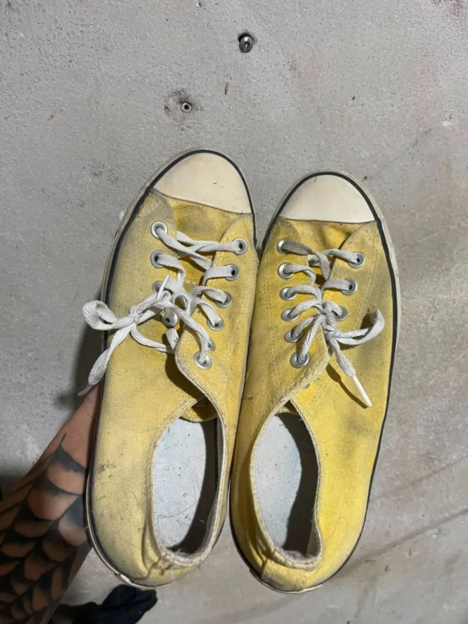 Converse All Star Amarelo (Numero 39) - Foto 4