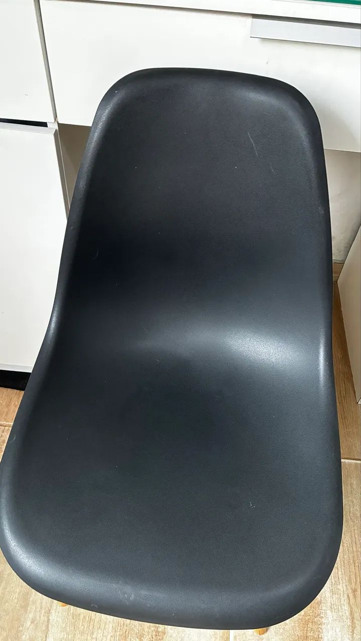 Cadeira eames preta  - Foto 2