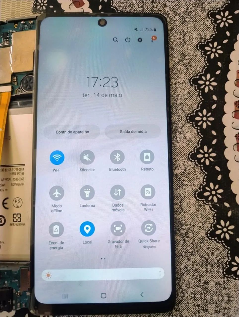 Tela Frontal para Samsung Galaxy M62 M51 A71 - Foto 5
