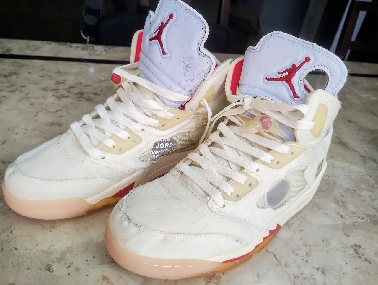 Nike Jordan 5 Off White ..raro... - Foto 5