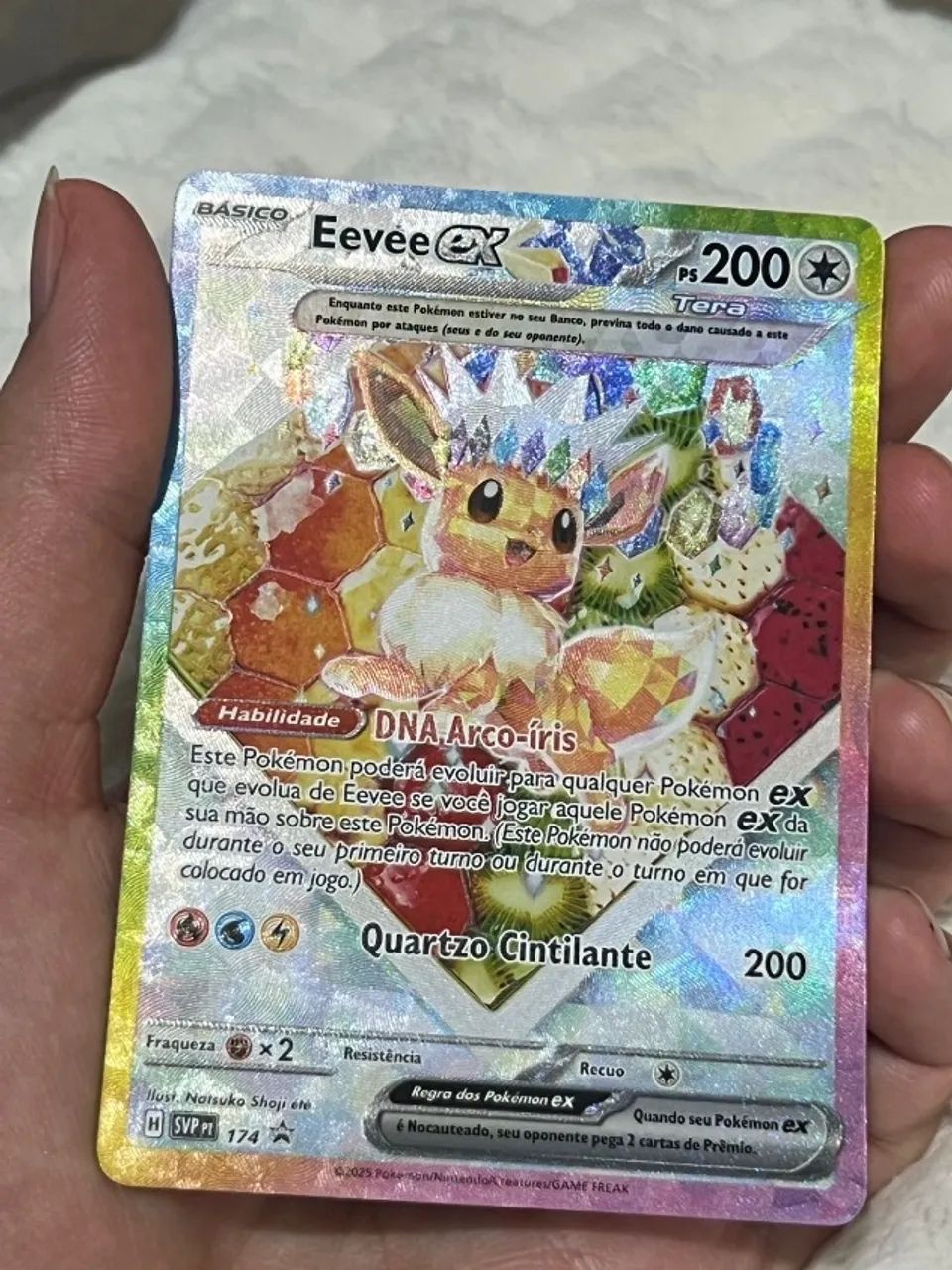 QUALIDADE NOVA PROMO Eevee ex (174/?)